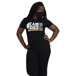 I am black Woman-Gold